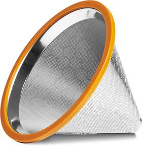 Willow & Everett 646117544091 And Pour Over Coffee Dripper - Reusable Filter Strainer 2 Pc