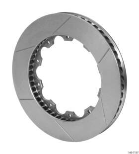160-7137 Wilwood Gt 48 Curved Vane Rotor - Rh Bolt Circle 10 X 8.11 Diameter 1