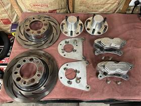 B4140wc Wilwood Strange Drag Race Disc Brake Kit Mustang Ii Spindles