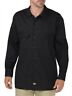 Wl675bk-2x Dickies Long Sleeve Relaxed Fit Twill Work Shirt 029311858162