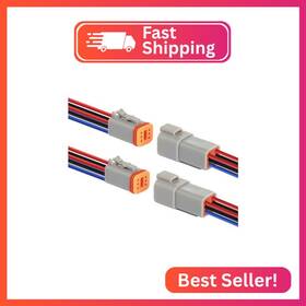 Dt04-6p Woodguilin Deutsch Dt 6 Pin Connector Way Automotive Waterproof Electrical
