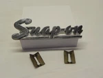 Snap-on Genuine Stud Silver Metal Emblem Badge Decal Logo W/2 Fasteners 4". Fixed Price $144.99.