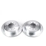 Power Stop JBR1355XPR Drilled & Slotted Rear Rotor Set For LX570/SEQUOIA/TUNDRA. Fixed Price $180.77.