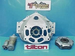 Tilton 3 Disc Clutch Setup, Reverse Bellhousing, Starter & Bearing Sb Chevy. Fixed Price $1000.00.