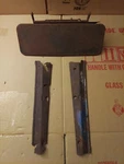 1932-34 Ford Pickup Cowl Vent Lid W/bracket & Windshield A-pillar Garnish As. Fixed Price $199.99.