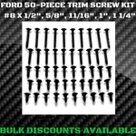 1966+ Bronco Eddie Bauer Interior Door Panel Exterior Molding Trim Screw Kit Oem. Fixed Price $21.97.