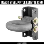 Curt 12K Adjustable Pintle Hitch Lunette Ring, 3 Inch Id, 7-1/2 Channel. Fixed Price $114.99.