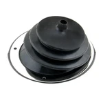Mr. Gasket 1651 Shifter Boot Small Round Black Rubber 5.250" Plate. Fixed Price $41.90.
