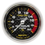 Auto Meter 4728 Gauge Nitrous Pressure 1/16" 1600PSI Mechanical Carbon Fiber. Fixed Price $174.80.