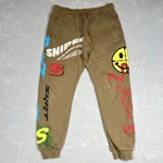Sniper Gang Skrt Cutthroat Joggers Aim High Racing/ (tan) Men Small. Fixed Price $34.90.
