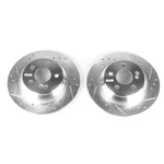 Powerstop Evolution Drilled Slotted Rotors Pair Rear For Mercedes-benz CL500. Fixed Price $200.36.
