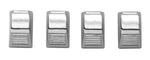 New Chrome A/c Heater Temperature Control Knob Set For Listed 1958-1974 Chevy. Fixed Price $29.99.