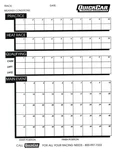 Quickcar Lap Timing And Race Scoring Chart 50 Sheet Pad Each 51-230. Fixed Price $22.92.