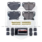 New Oe Front & Rear Ceramic Brake Pads Kit For 2003-2007 Toyota Matrix 9 Yr Warr. Fixed Price $157.98.
