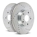 Power Stop AR-82115XPR Evolution Drilled Slotted/plated Brake Rotor Pair Rear. Fixed Price $239.04.