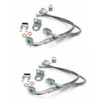 Rugged Ridge Front&rear Ss Braided Brake Hose Kit For 07-18 Jeep Wrangler Jku. Fixed Price $45.49.