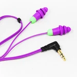 Plugfones Headphones Earphones Purple Silicone Earplugs. Fixed Price $14.99.