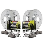 Powerstop Z26 Street Performance Ceramic Brake Pad And Drilled & Slotted Rotor. Fixed Price $478.32.