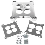 Aluminum Edelbrock Carburetor Adapter Plate 2696, Square Spread Bore. Fixed Price $31.99.