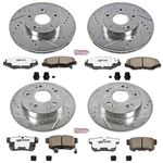 Powerstop Disc Brake Kit Front And Rear Fits Acura Ilx 2014-2015, Honda Civi. Fixed Price $445.54.