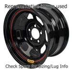 Bassett D58DF4 Dot Street Legal 15"X8" Wheel 5X4.50 Bolt Pattern - Black New. Fixed Price $113.87.