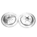 Disc Brake Rotor Set-rear Drilled, Slotted And Zinc Plated Pair. Fixed Price $283.12.