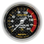 Autometer Carbon Fiber 52MM 1600 Psi Mechanical Nitrous Pressure Gauge. Fixed Price $185.89.