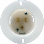 Quickcar 57-710 Male Recessed Outlet 110 Volt Flange Mount Each. Fixed Price $41.28.
