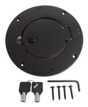 Crown Automotive RT26082 Black Locking Fuel Door For 1997-2006 Jeep Tj Wrangler. Fixed Price $33.99.