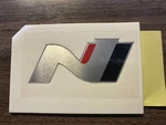 New Oem Hyundai Elantra / Veloster N-line Rear Trunk Emblem "n" Logo Brushed. Fixed Price $72.95.