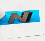 Dark Grey Matte Front Or Rear Logo Emblem (fits: 24-26 Elantra CN7 Facelift). Fixed Price $41.99.