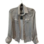 The Shirt By Joes Button Up Mens Medium Gray Regular Fit Long Sleeve Nwt. Fixed Price $41.99.
