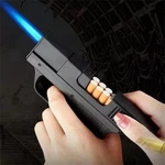 Unique Butane Cigarette Lighter & Case Adjustable Jet Torch Flame Pistol Gun Hot. Fixed Price $8.32.