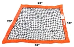 Racerdirect Sfi 27.1 Oblong String Racing Safety Window Net Orange. Fixed Price $49.99.