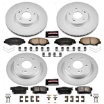 Powerstop Genuine Geomet Coated Rotor And Low-dust Ceramic Brake Pad Kit. Fixed Price $256.15.