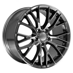 Oe Wheels CV22B-19100-5475-79G 19" Replica Fits Chevy Corvette C7 Z06 Gunmetal. Fixed Price $243.00.