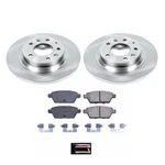 Power Stop KOE2450 Low-dust Ceramic Brake Pad And Z17 Disc Rotor Kit. Fixed Price $118.83.