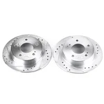 JBR755XPR Powerstop 2-WHEEL Set Brake Discs Rear For Nissan 240SX 1994-1998. Fixed Price $108.83.