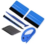 Gomake Vehicle Vinyl Wrap Window Tint Film Tool Kit Include 4 Inch Felt Blue. Fixed Price $18.92.