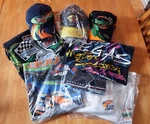 Nascar, Chicagoland Las Vegas Motor Speedway, 6 T-shirts 3 Hats. Fixed Price $80.00.