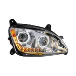 United Pacific 35746 Headlight Chrome, Led, Passenger Side, For 2010 2016 Pet. Fixed Price $345.50.