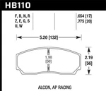 Hawk Performance HB110U.775 DTC-70 Disc Brake Pad. Fixed Price $262.99.