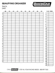 Quickcar Qualifying Chart 50 Sheet Pad Each 51-236. Fixed Price $22.92.