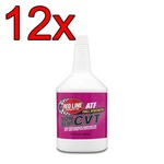 Case Of 12 Red Line Full Synthetic Non Slip Cvt Tranny Fluid Oil Quart. Fixed Price $216.88.