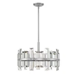 Fredrick Ramond 6 Light Odette Chandelier, Polished Nickel - FR39214PNI. Fixed Price $1799.00.