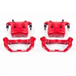 Power Stop S2870B High-temp Disc Brake Caliper Set Red Powder Coated (pair). Fixed Price $252.05.