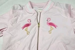 Crew Cuts Kids Junior Girls Sz 14 Lined Zip Front Jacket Pink Flamingos. Fixed Price $15.13.