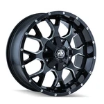 Mayhem Wheel Warrior (8015) Gloss Black Milled 8015-2937M18. Fixed Price $324.99.