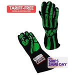 Rjs Safety 600090147, Pair Of Fits Sin Gle Layer Lime Green Skeleton Gloves X-la. Fixed Price $179.19.