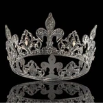 Silver Wedding Crown Costume Party, Accessories For Birthday, Halloween, Pageant. Fixed Price $29.99.